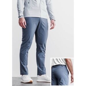 NOBULL Men's Coastal Blue Golf Pants Size 33x34